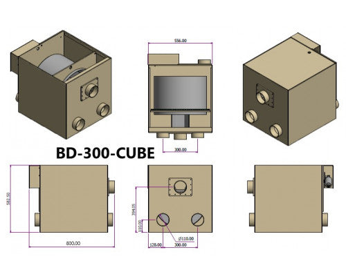 Burtons BD-300 Cube with UV